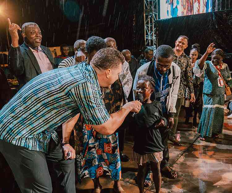 A little girl who suffered with epilepsy and had not been able to speak was healed!