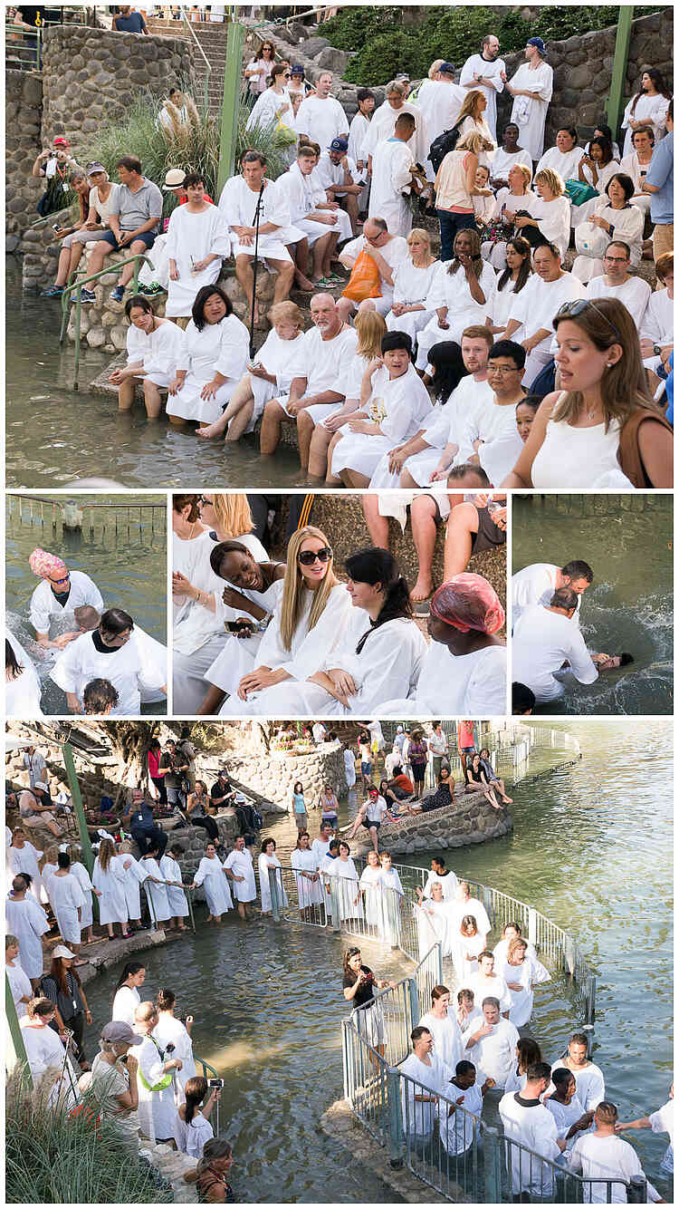 Baptêmes dans le Jourdain