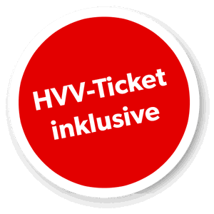 HVV-Ticket für den öffentlichen Nahverkehr Hamburg bereits im Preis enthalten