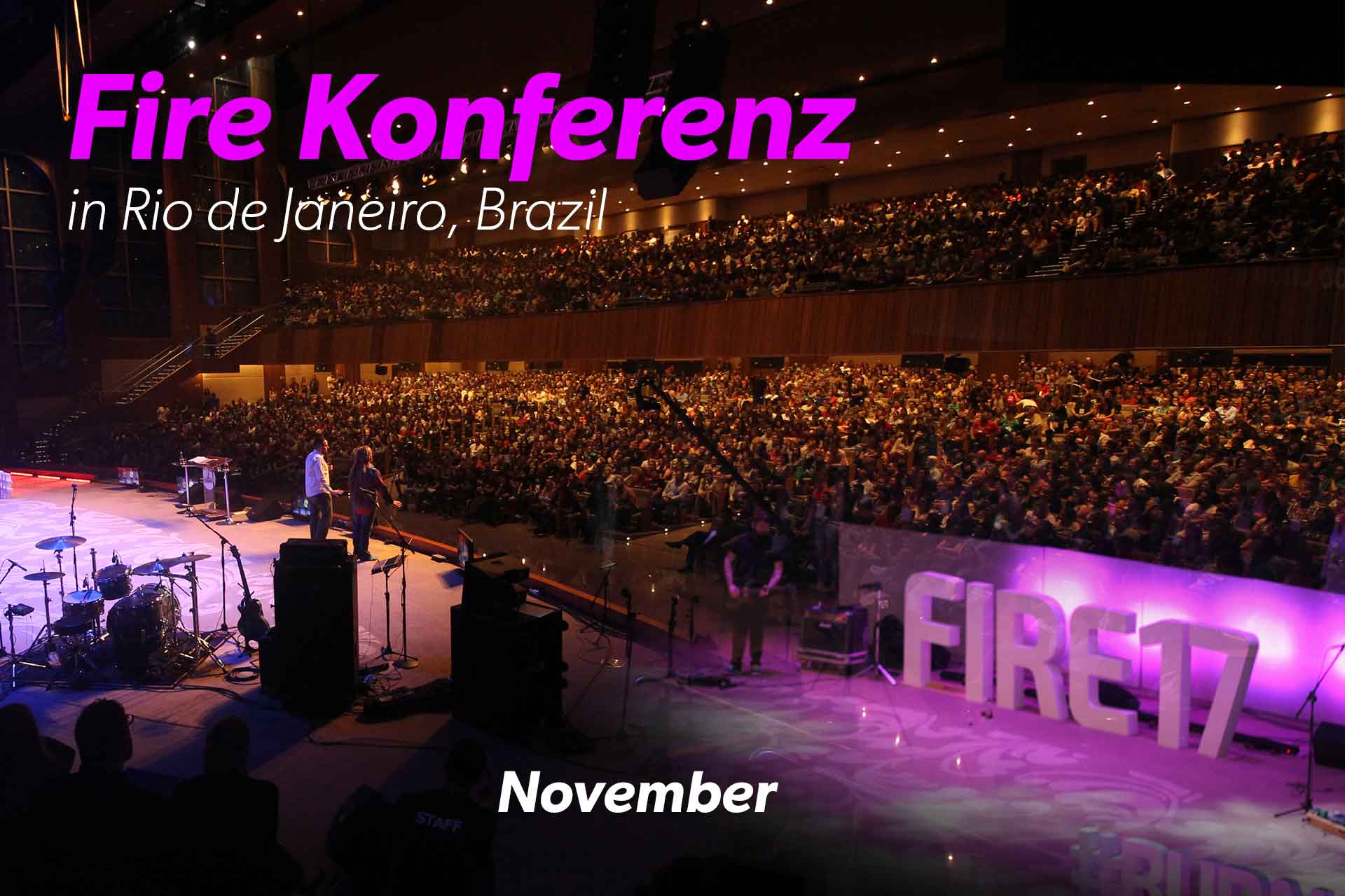 Fire Conference in Rio de Janeiro, Brazil