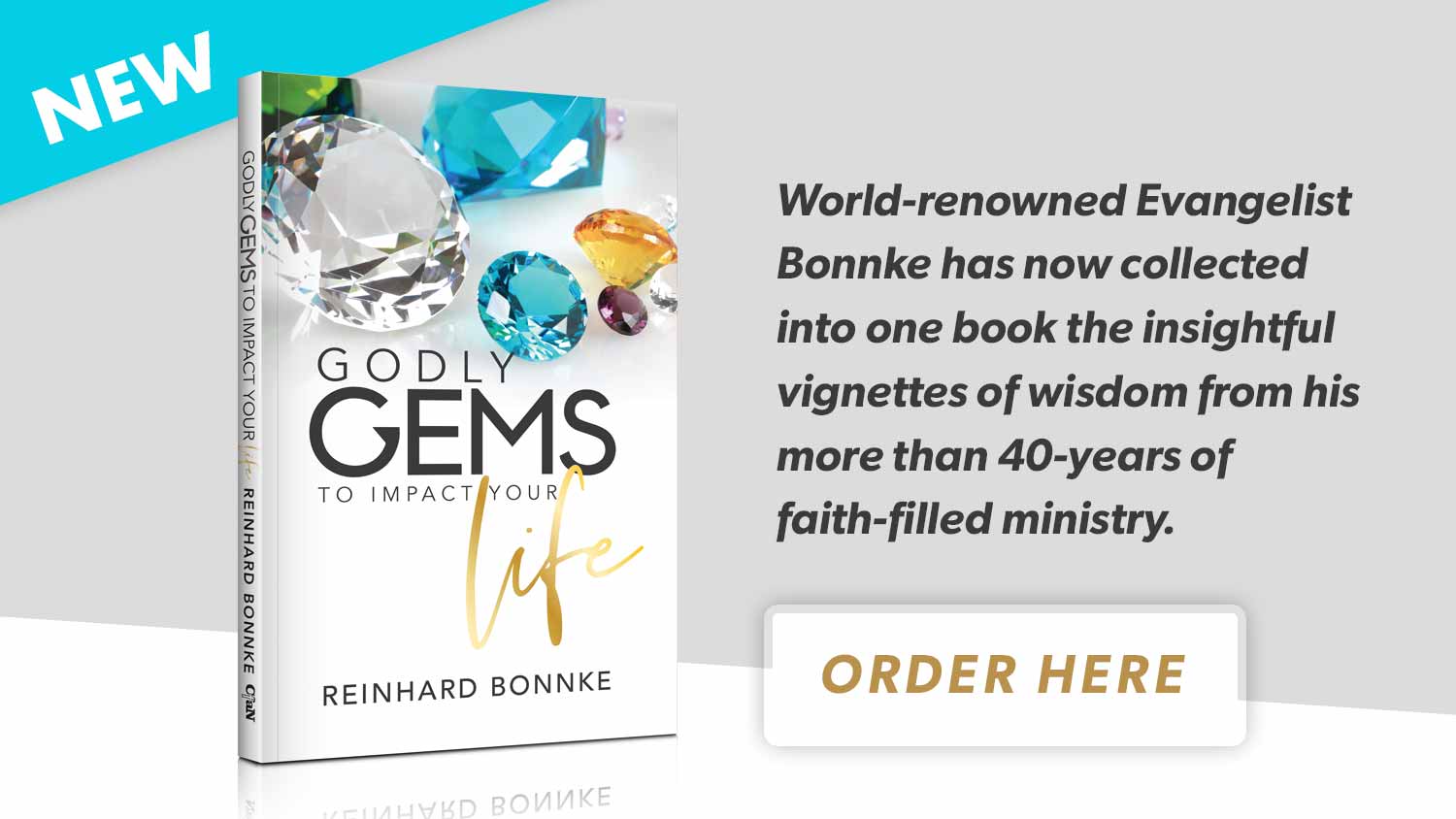 New Book Godly Gems by Reinhard Bonnke