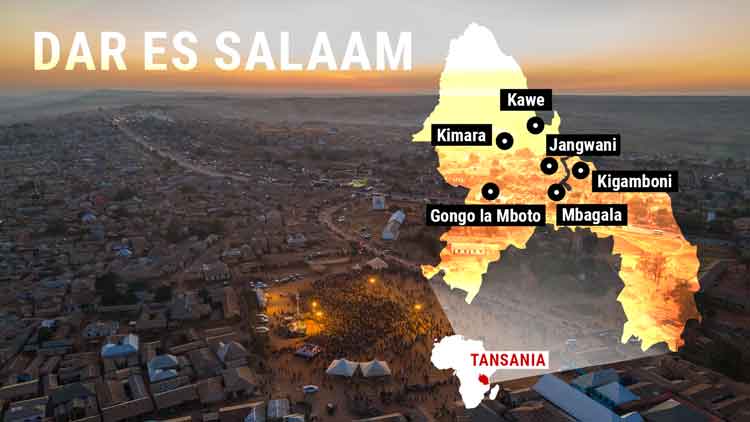 Decapolis Dar es Salaam Map