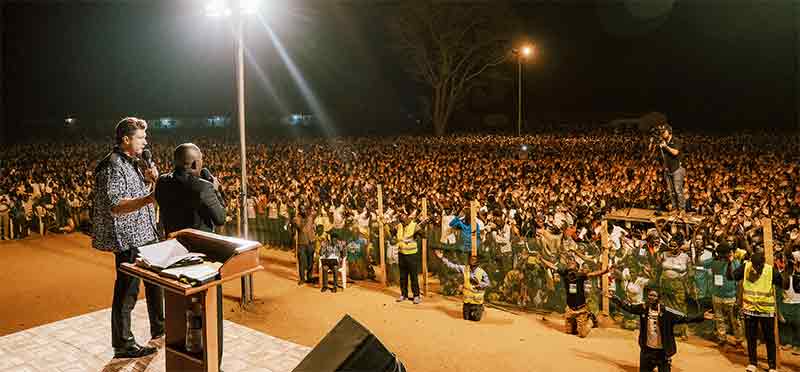 Evangelisation in Kasama, Zambie