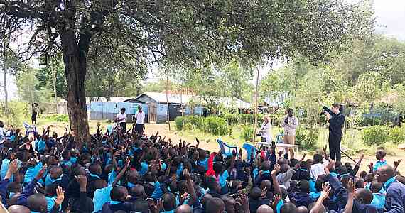 We are seeing a great openness and hunger for the Gospel everywhere we go.