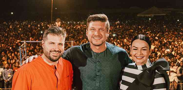 Evangelists Jacob Ebersole, Daniel Kolenda and Evelina Smane