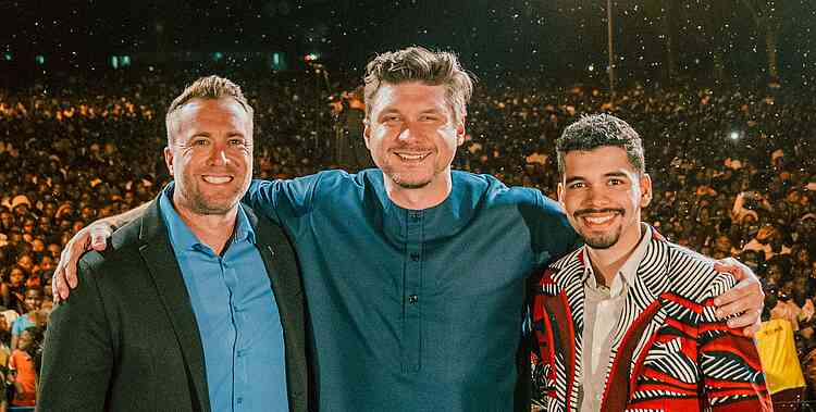 Evangelists Gary Smith, Daniel Kolenda and Alejandro Escobar