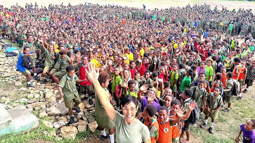 Downtown Port Moresby in Papua New Guinea