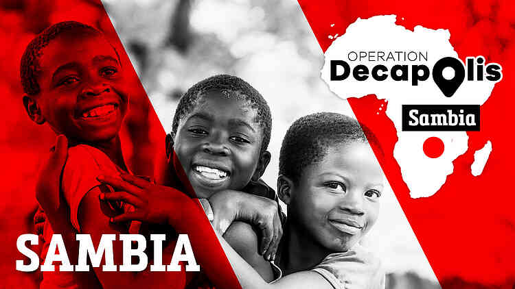 Dekapolis Sambia 2022 - mit Bootcamp-Absolventen und Gast-Evangelisten Dekapolis Sambia 2022 - mit Bootcamp-Absolventen und Gast-Evangelisten
