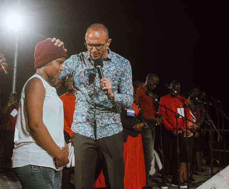 This young girl was plagued by intense headaches, eye pain and shortsightedness. She came believing for a miracle and left the first evening still believing she would receive it.