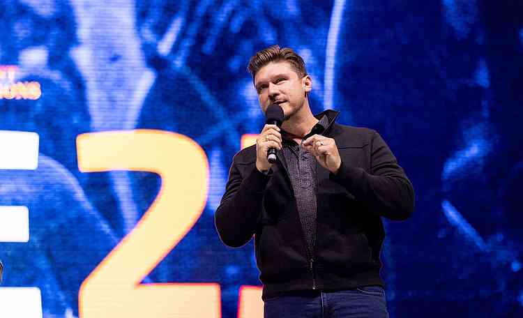 Evangelist Daniel Kolenda at the Fire25 in Friedrichshafen, Germany