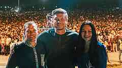 Evangelists Joe Turnbull, Daniel Kolenda and Evelina Smane