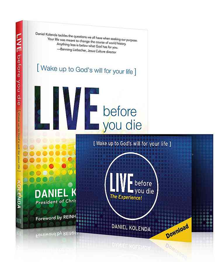 "Live before you die" by Daniel Kolenda Set Book and Video Download "Live before you die" Daniel Kolenda