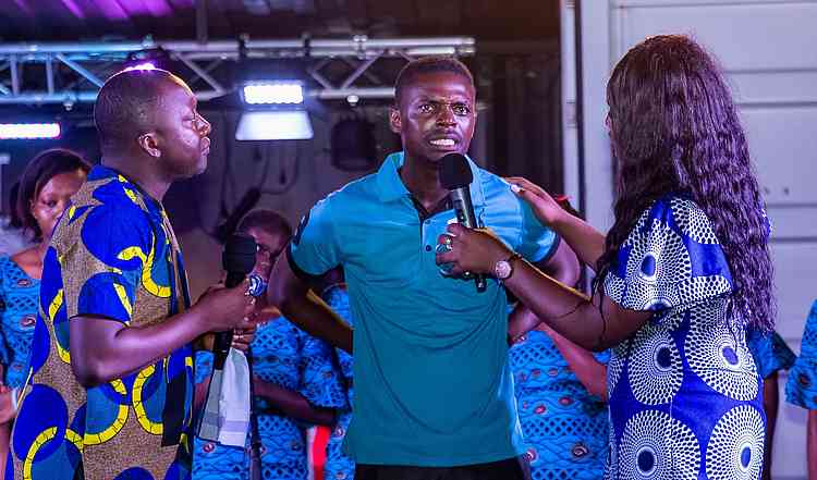 This man, who is a pastor, had pain in his spine for one year. He could not sit properly and could not sit for a long time. After the prayer all pain left. 