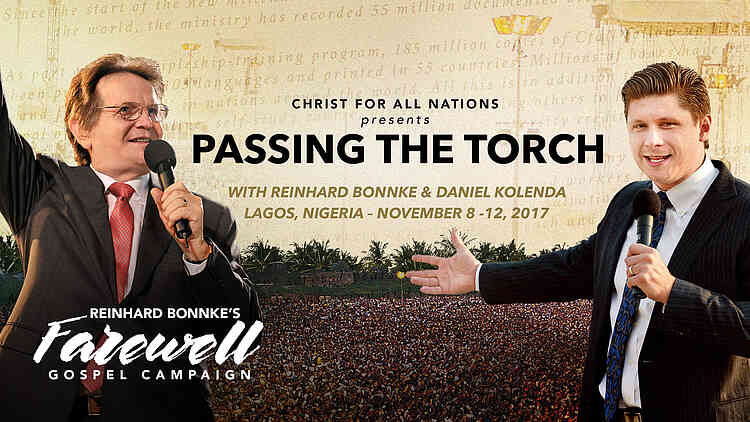 Evangelist Reinhard Bonnke, Founder of Christ for all Nations (CfaN) will return to Nigeria for his final African Gospel-Campaign in November, 2017