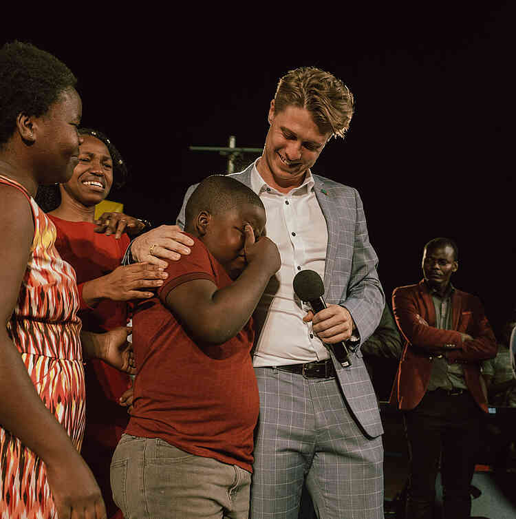 There was a boy, Mapesho, who came forward with his mother and Evangelist Braidwood didn’t notice anything wrong from just looking at him, everything seemed normal. There was a boy, Mapesho, who came forward with his mother and Evangelist Braidwood didn’t notice anything wrong from just looking at him, everything seemed normal.