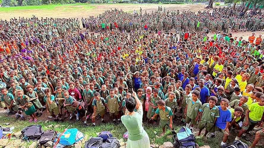 Downtown Port Moresby in Papua New Guinea