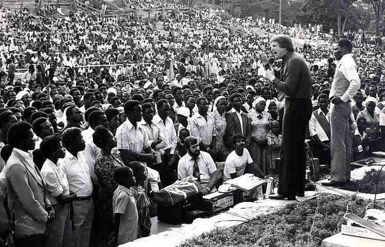 Reinhard Bonnke prêchant l'Evangile de Jésus-Christ au continent africain