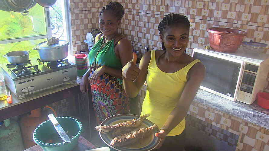 Good cooking happening in our B&B’s kitchen