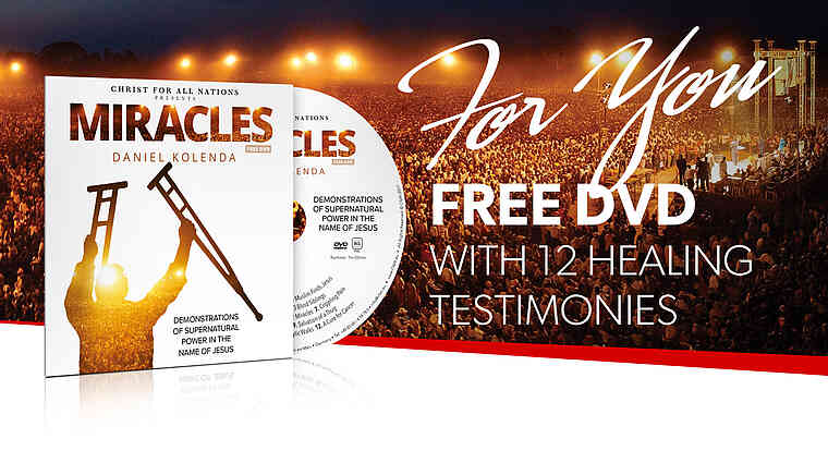 For You – Free DVD – with 12 healing testimonies