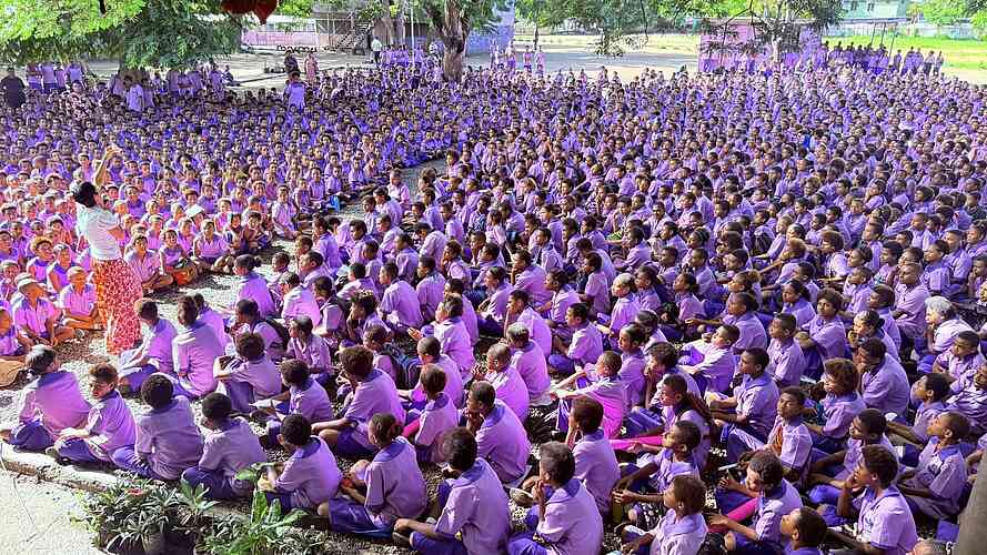 Downtown Port Moresby in Papua New Guinea