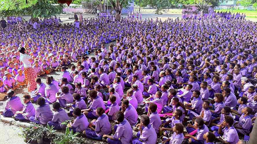 Downtown Port Moresby in Papua New Guinea