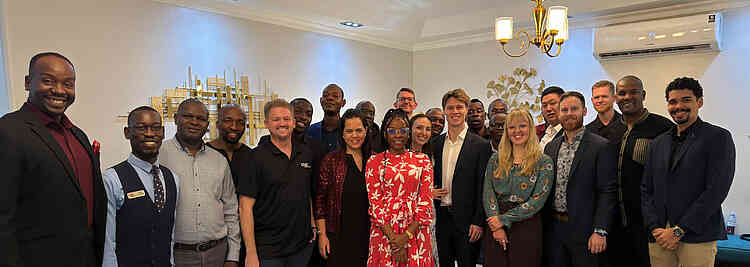 Part of the Uganda and DRC Team. Part of the Uganda and DRC Team.