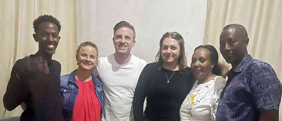 Celebrating the New Year in the homes of local Pastors. It was an honor for them to host the CfaN team 