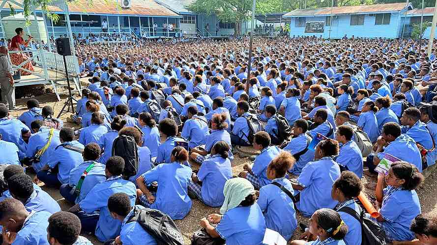 Downtown Port Moresby in Papua New Guinea