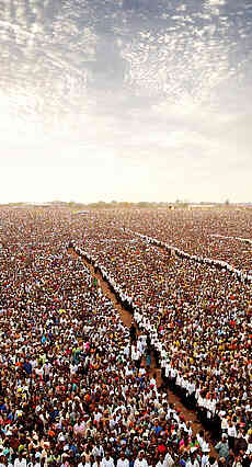 Gospel Campaign with Reinhard Bonnke in Ogbomosho Nigeria 2002