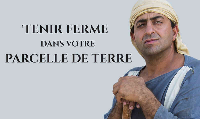 Tenir ferme dans votre parcelle de terre Tenir ferme dans votre parcelle de terre