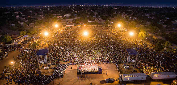 Bobo-Dioulasso Gospel Campaign Crowd-shot