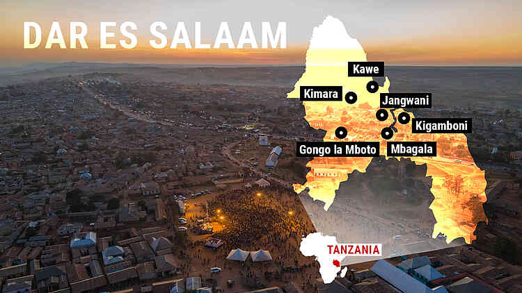 Operation Decapolis Map – 6 Campaigns in Dar-es-Salaam, Tanzania