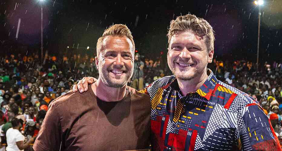 Evangelisten Gary Smith und Daniel Kolenda.
