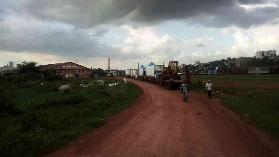 Massive thunderclouds roll in, a sign that the daily downpour is coming.