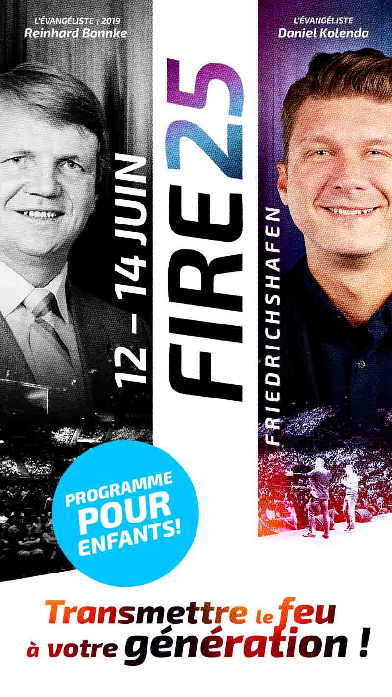 Conférence Fire25 avec l'évangéliste Daniel Kolenda
