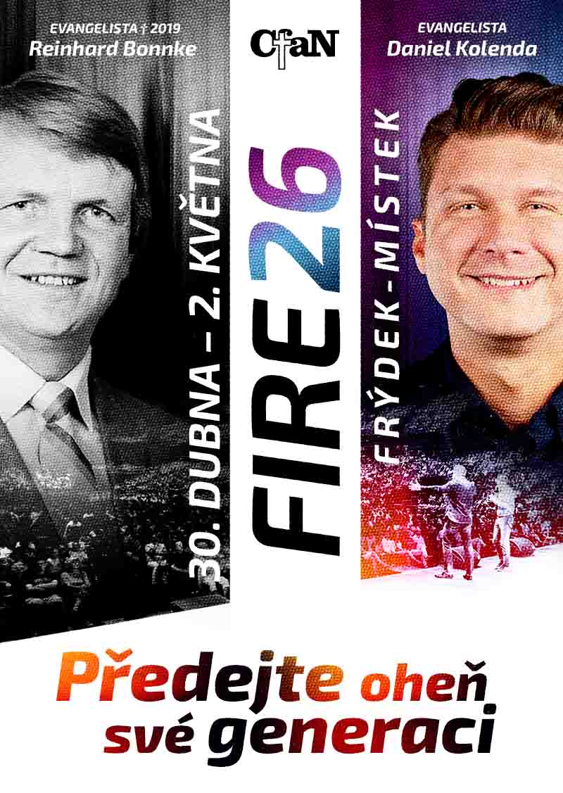 Konference Fire26 s evangelistou Danielem Kolendou